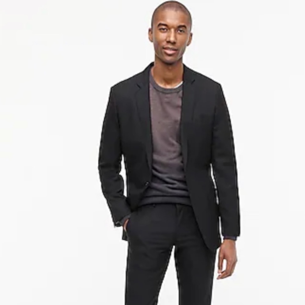 J crew ludlow slim suit jacket double vent wool